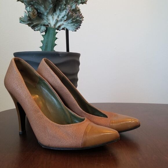 Vintage Charles Jourdan Heels - Picture 1 of 8